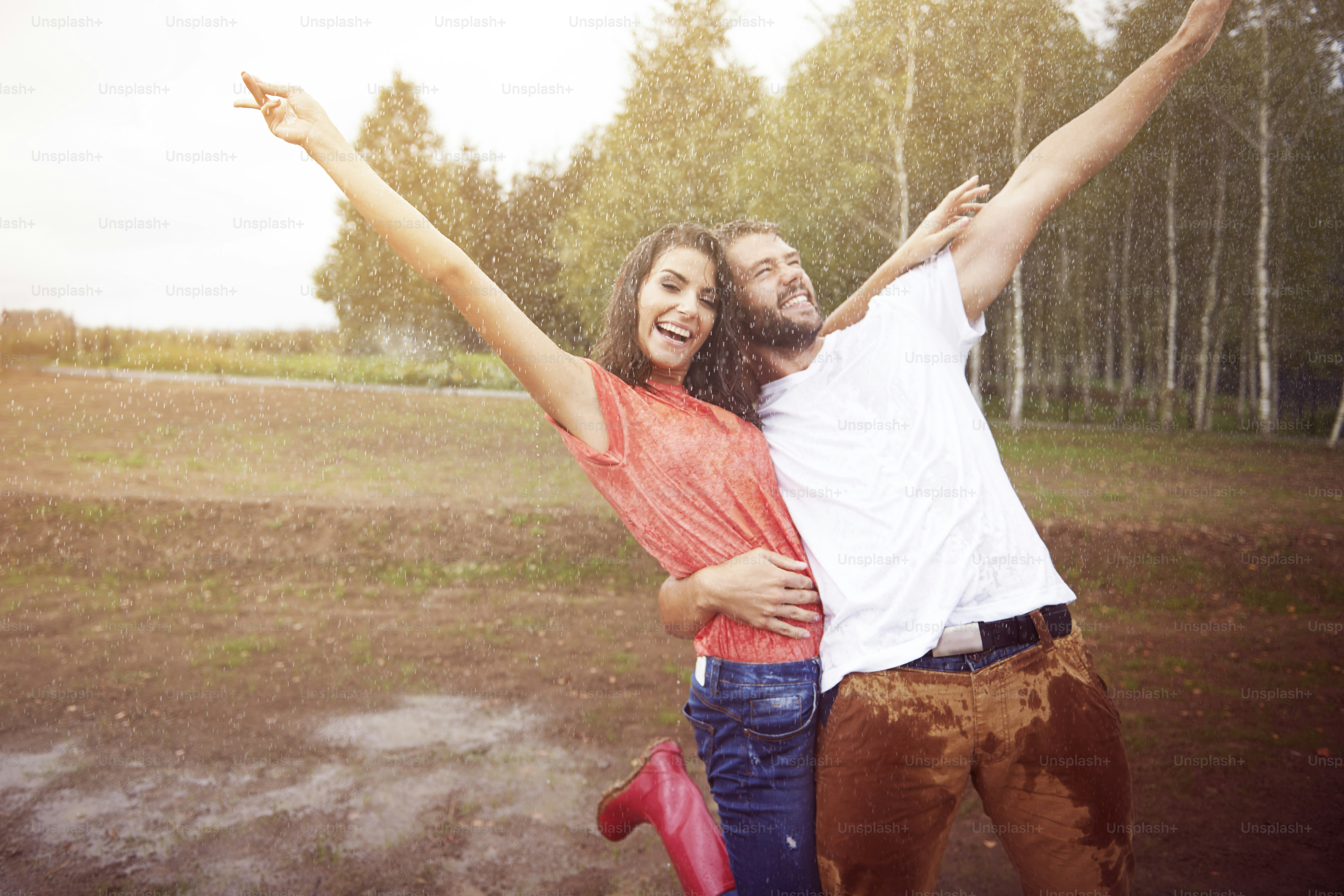 In rain we feel alive!