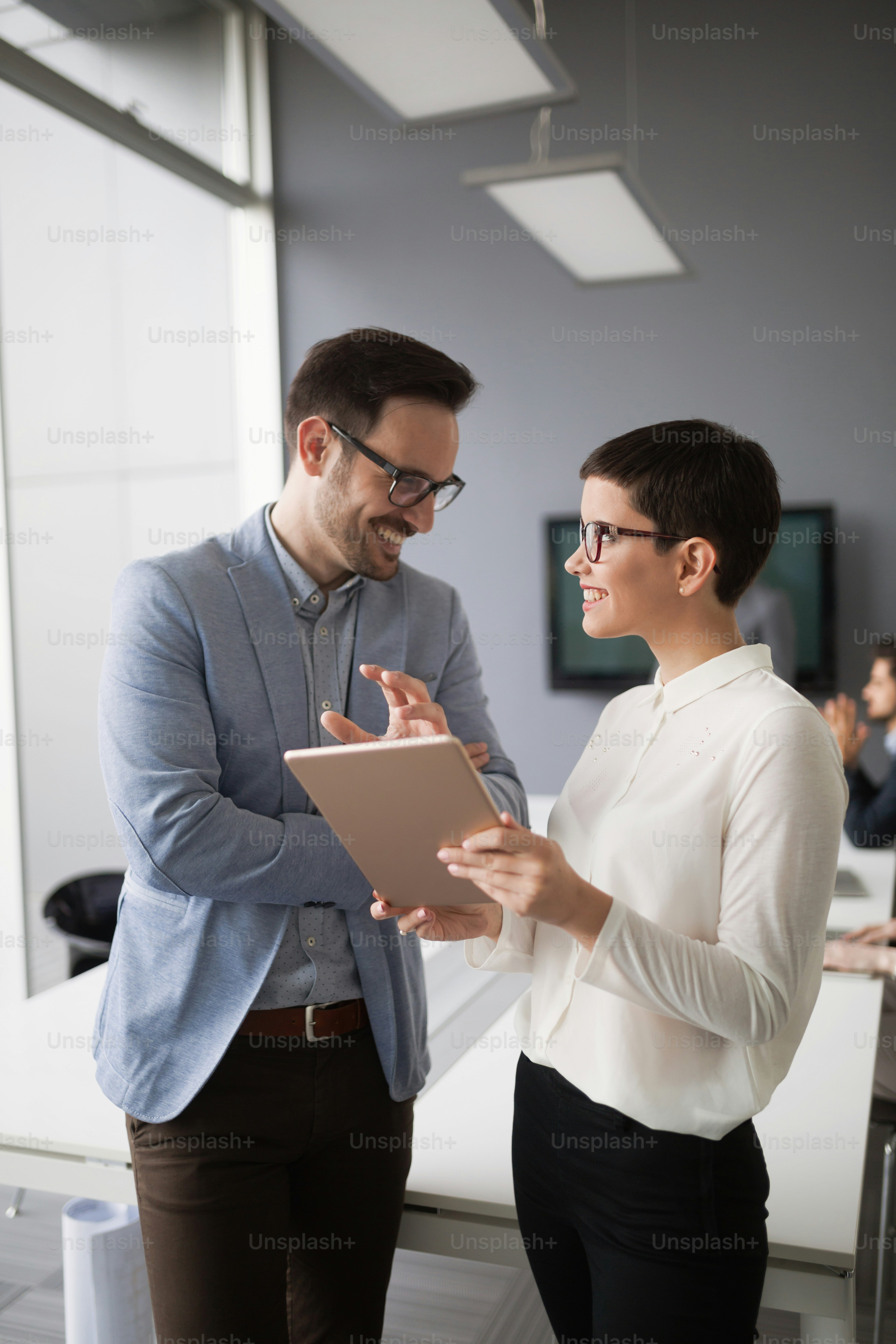 Business people working day at business office