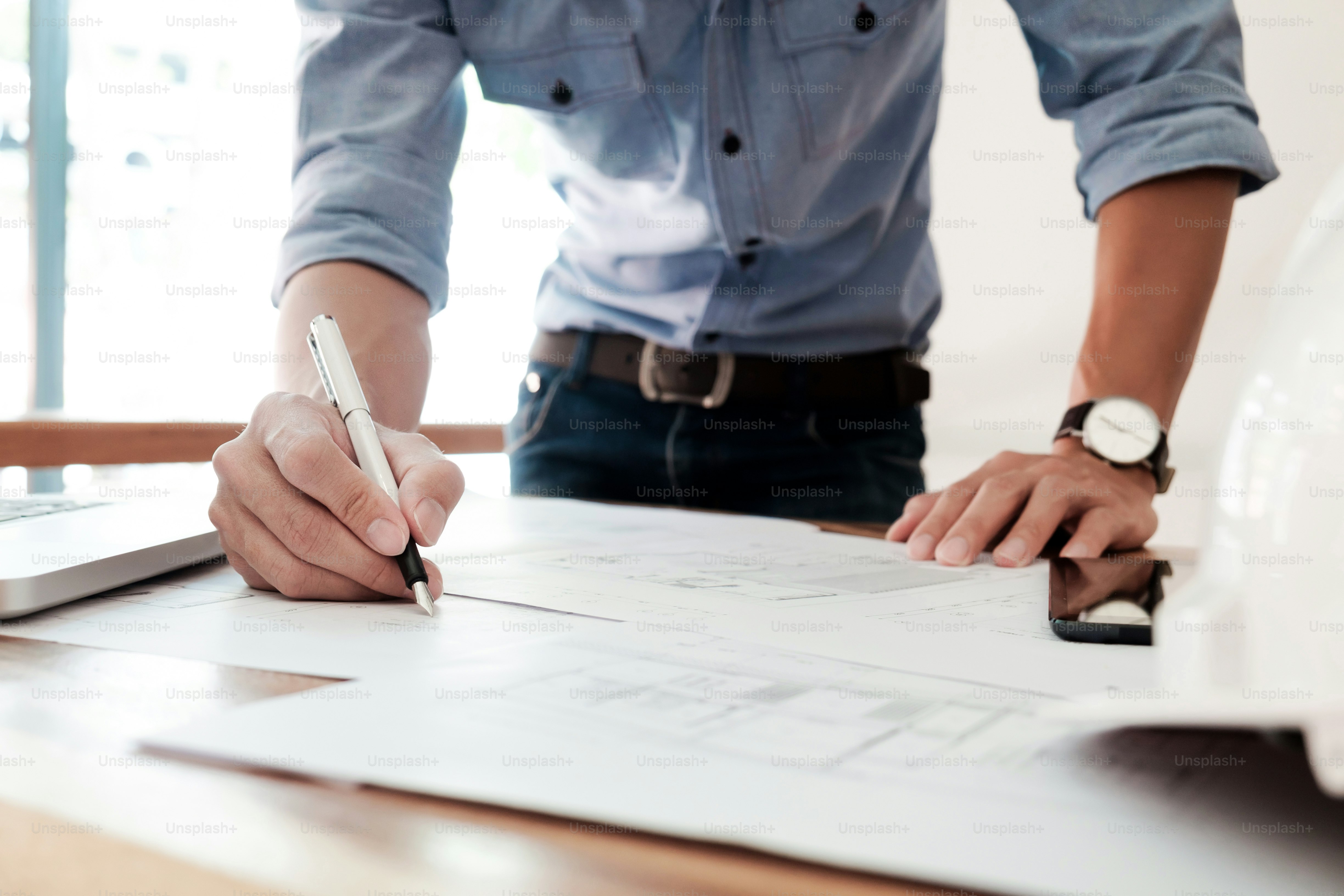 Architectural blueprints drafting tools