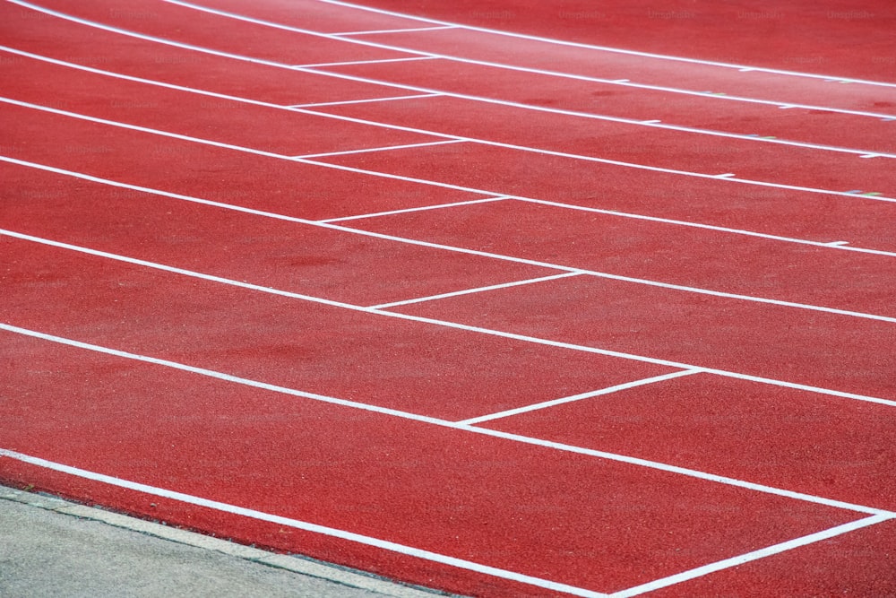 Outdoor all-weather running track in Hampstead, London for background use