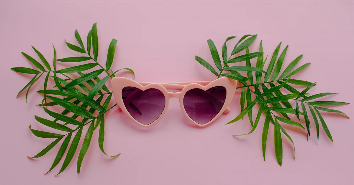 Set Fête D'anniversaire : 1 Paire De Lunettes "I Love" + 1 Chapeau "Birthday Queen" Rose - Accessoires Déguisement