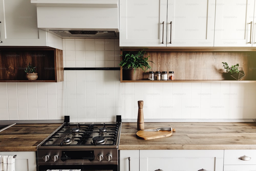 Stylish Light Gray Handles On Cabinets Closeup Kitchen Interior With Modern  Furniture And Stainless Steel Appliances Kitchen Design In Scandinavian  Style Stock Photo - Download Image Now - iStock