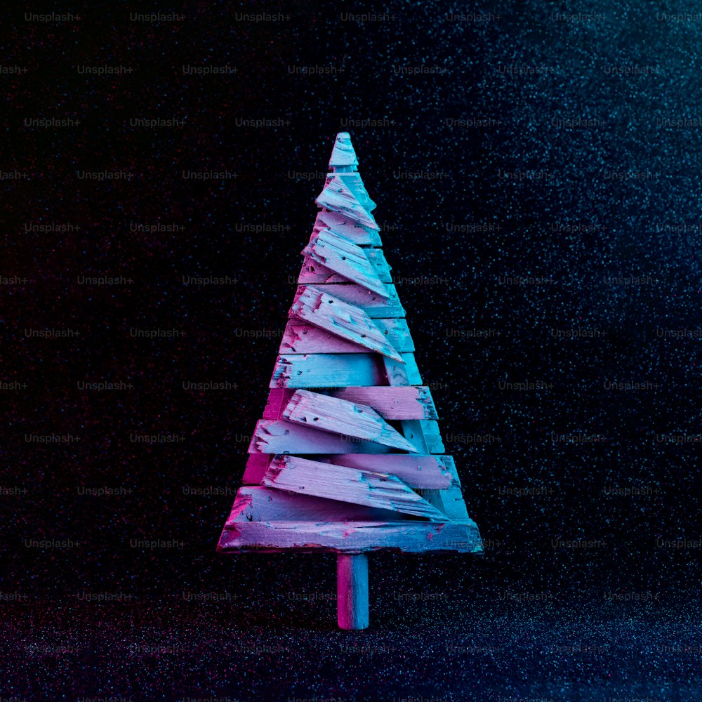 Christmas or winter dark background concept.