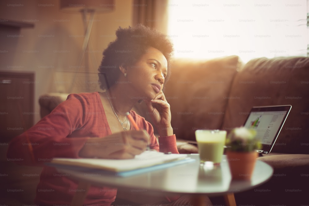 First think it would do the right thing. American woman working at home.