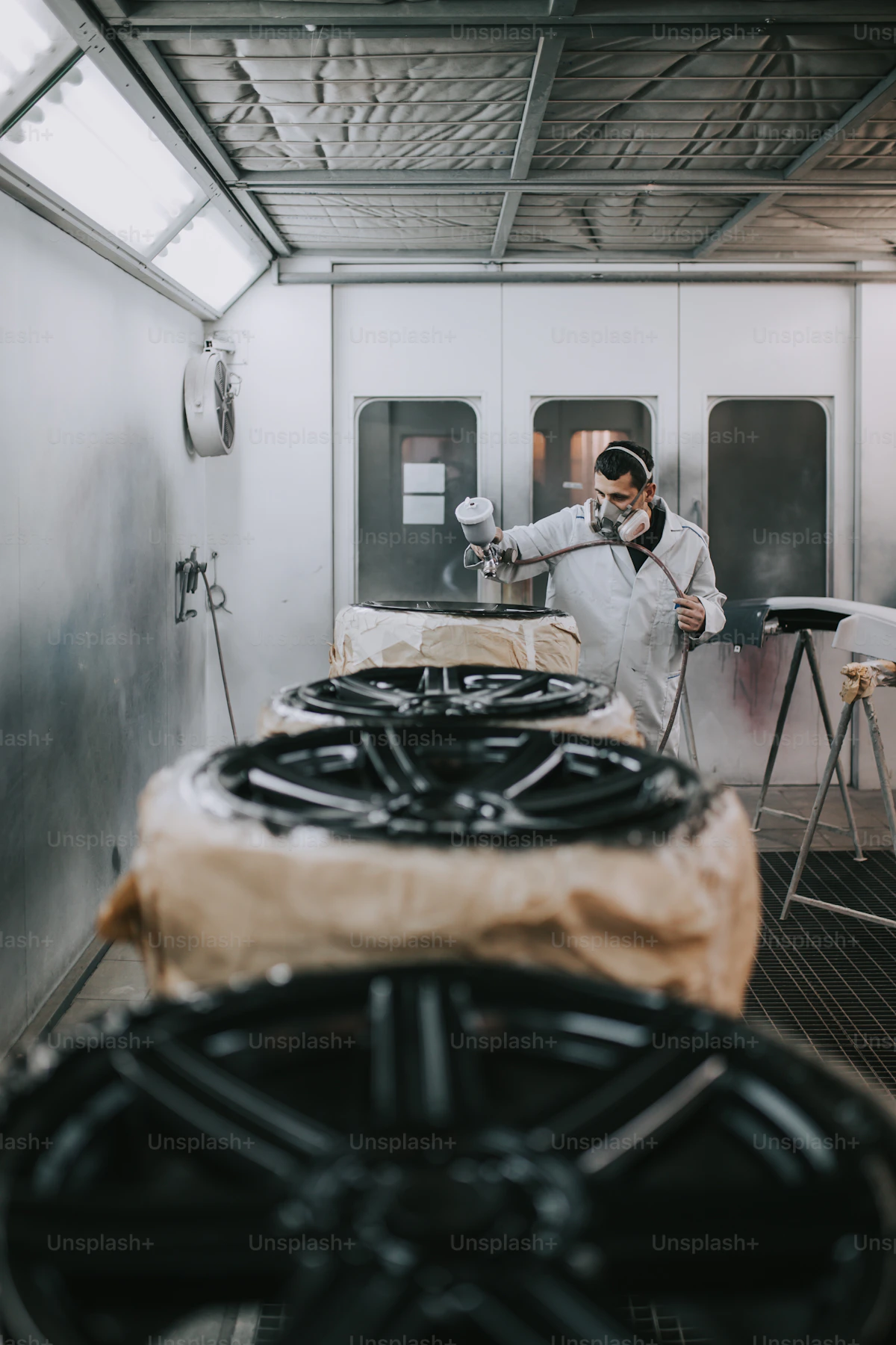 Car paint finishing
