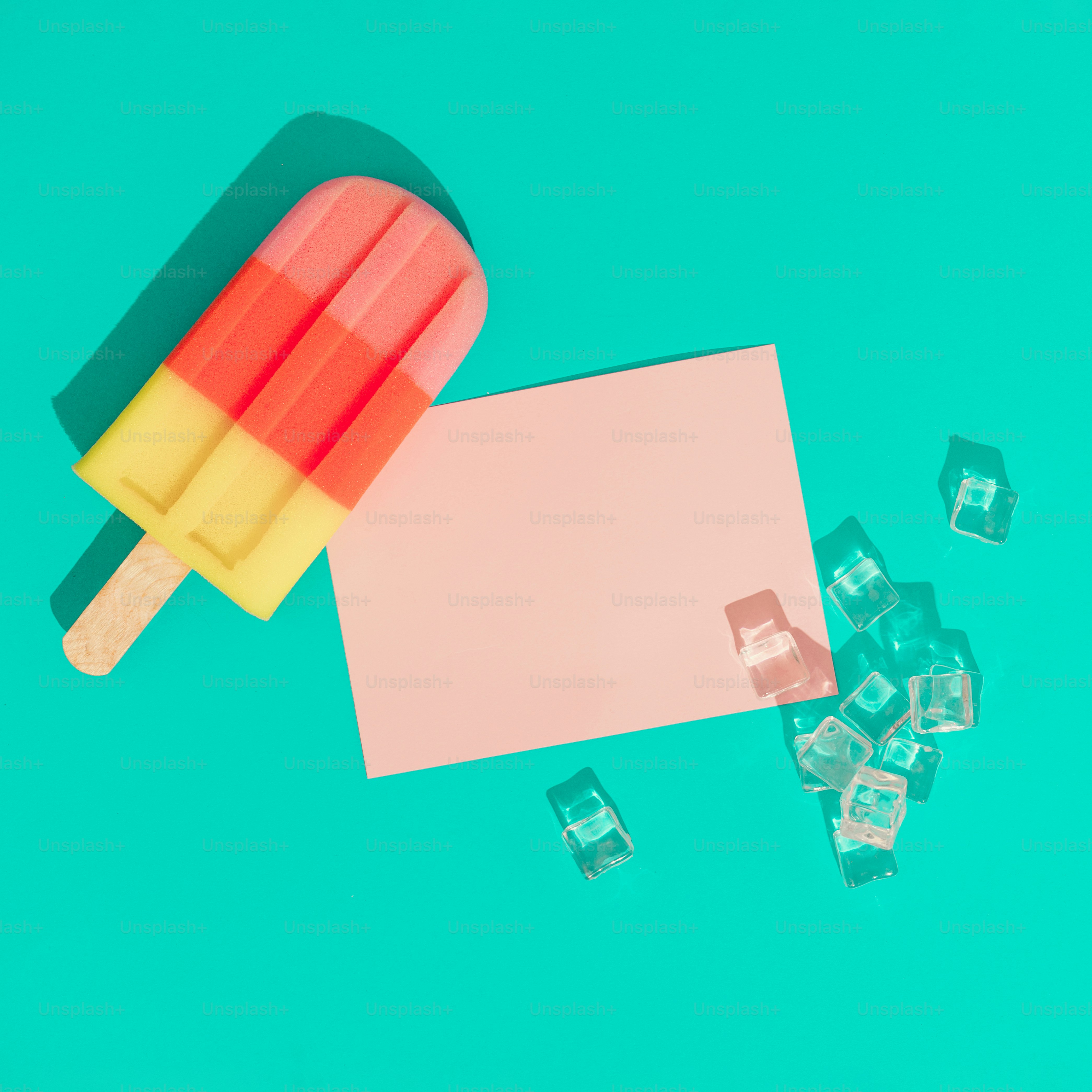Minimal summer composition. Flat lay.