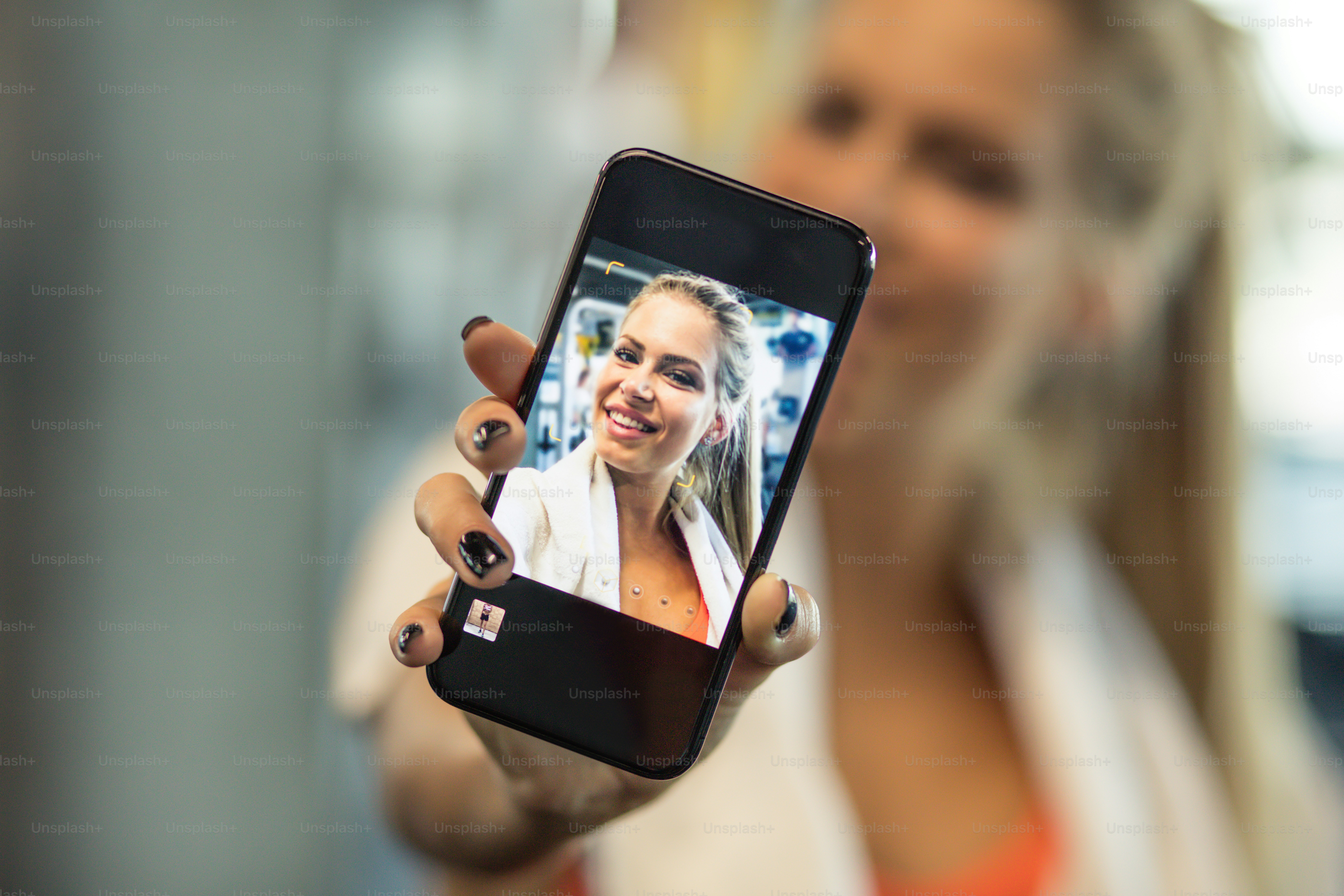 Great in every sense. Woman at gym.