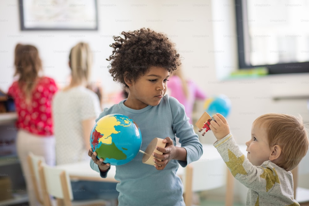 We are a little people in the big world. Children in preschool.