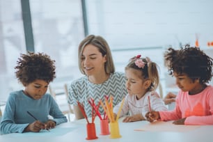 Wonderful artist. Children in preschool.