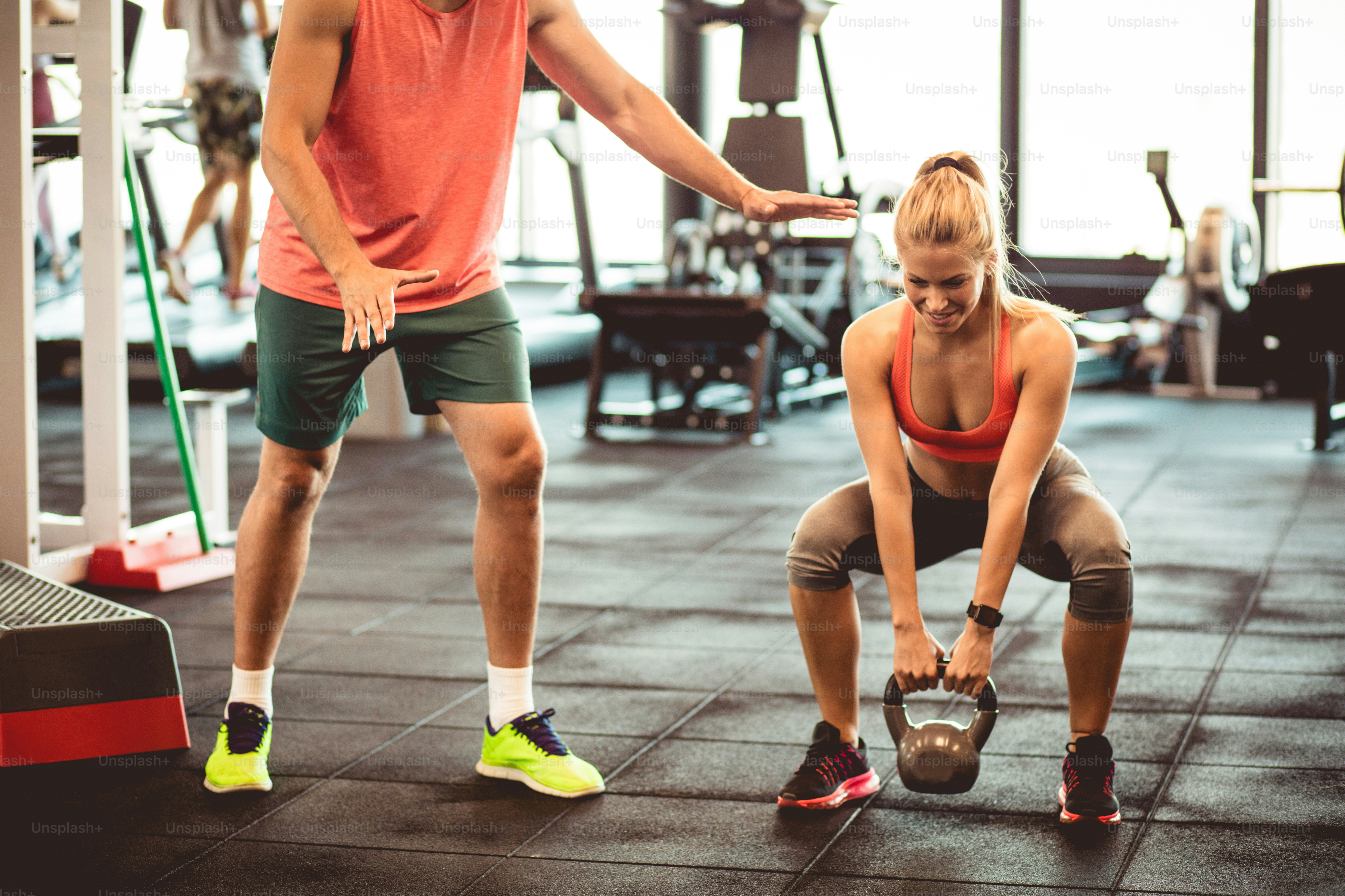 Champions are a product of hard work.  People at gym.