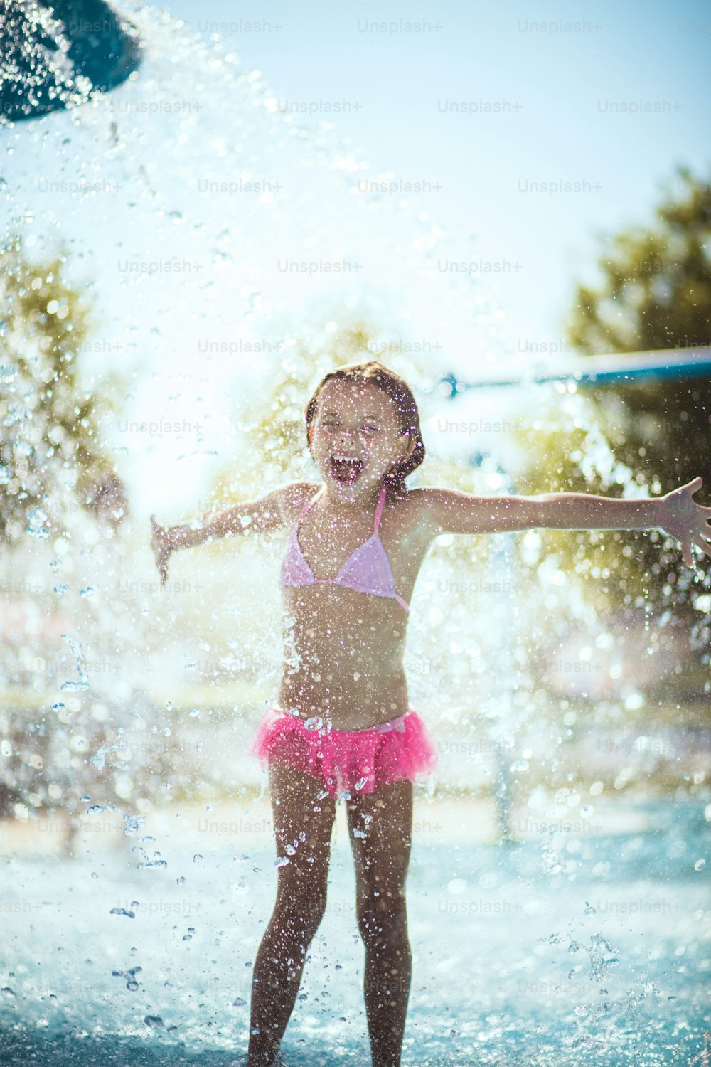 Enjoy the summer days. Child outdoor.