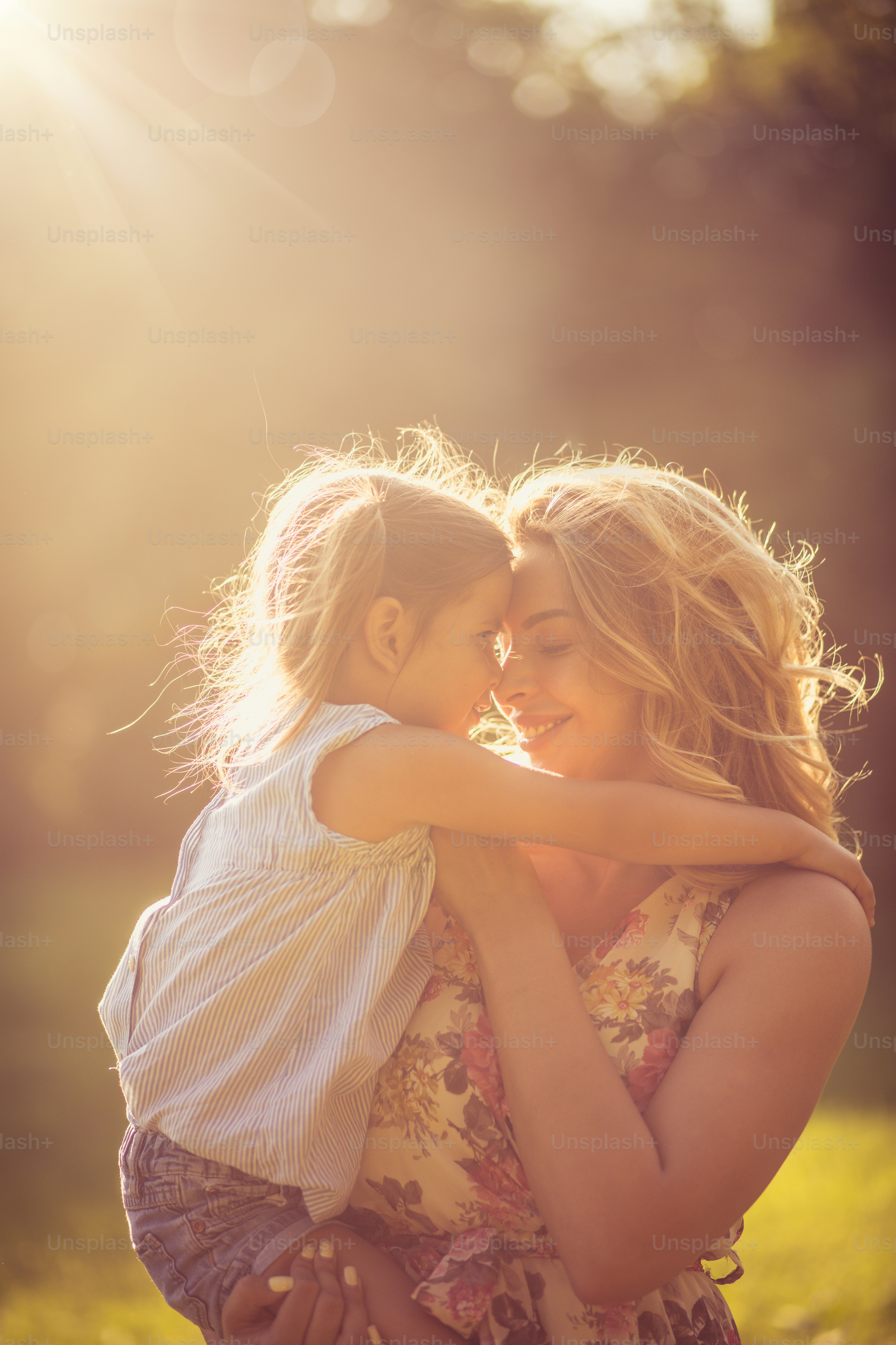It's an everlasting bond. Mother daughter outdoor.