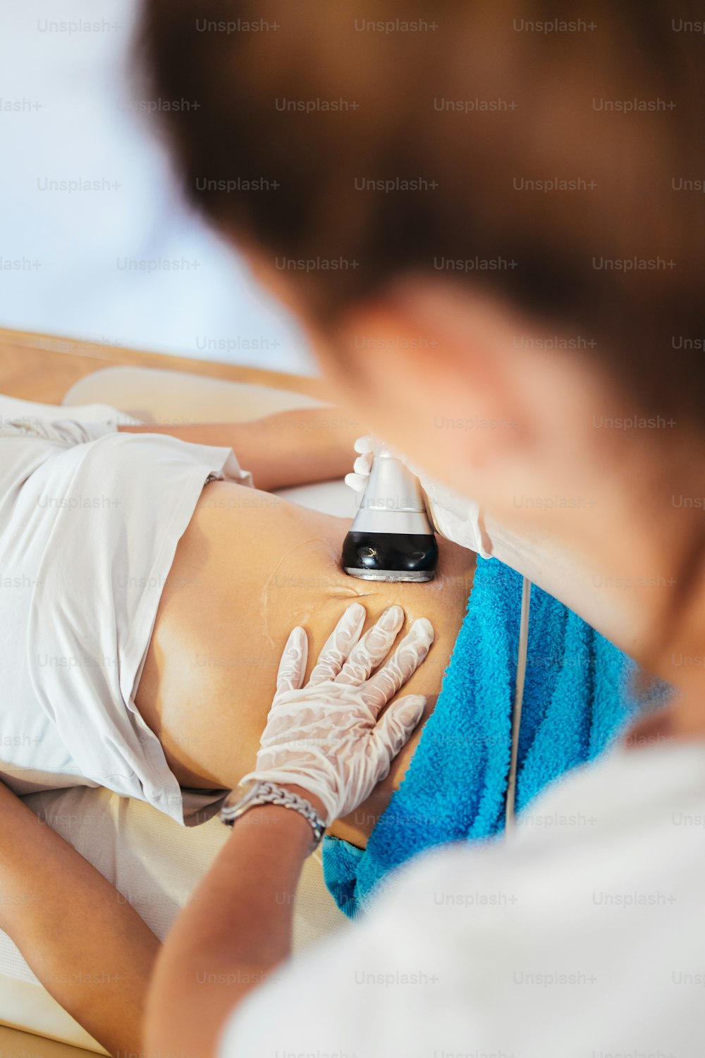 Cavitation RF body treatment and contemporary medicine for health beauty improvement and fat and cellulite removal