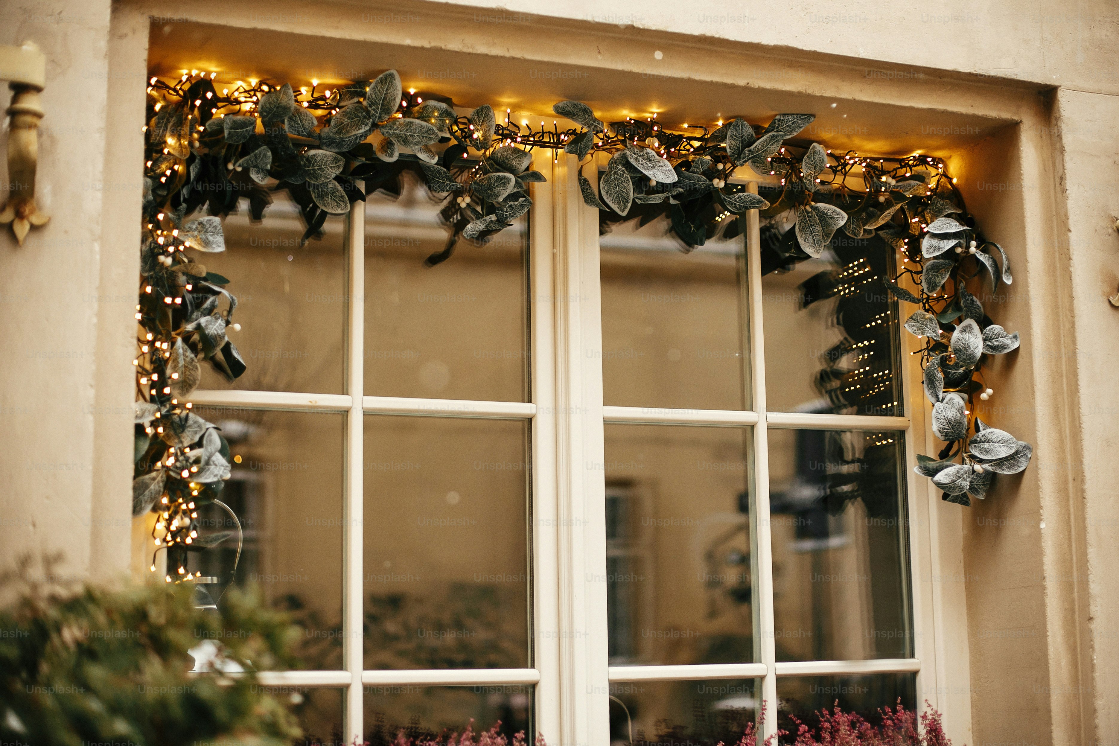Mazzo di vischio artificiale verde da appendere, decorazione per albero di Natale, pianta simulata con bacche, porta 'albero di Natale, decorazione per la casa