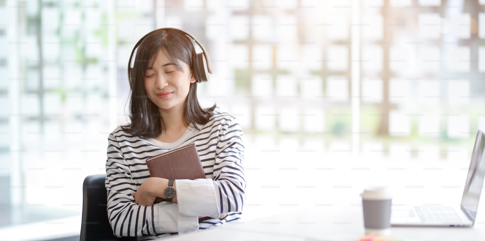 Focused learner practicing pronunciation