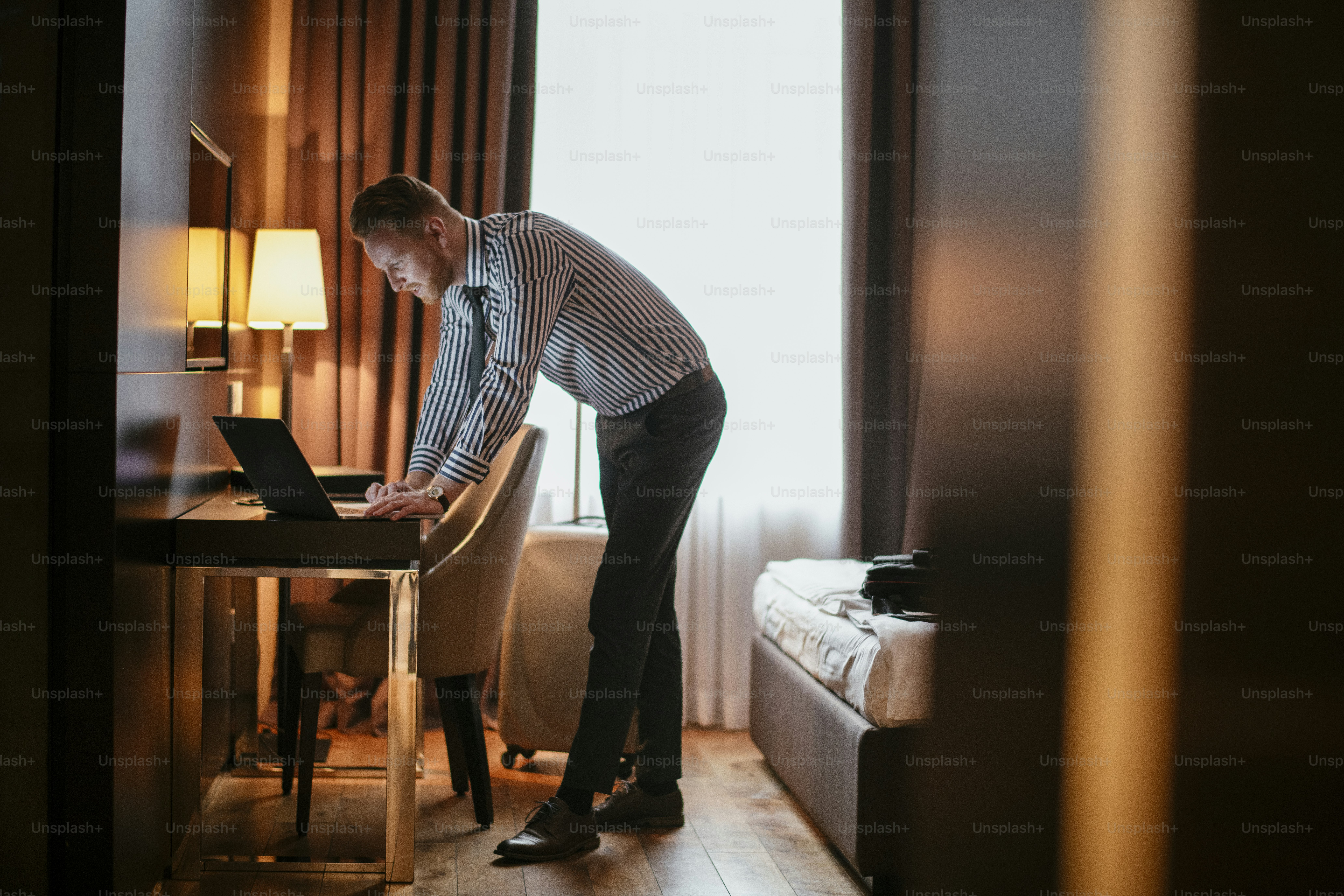 Working, Laptop, Indoors, Men