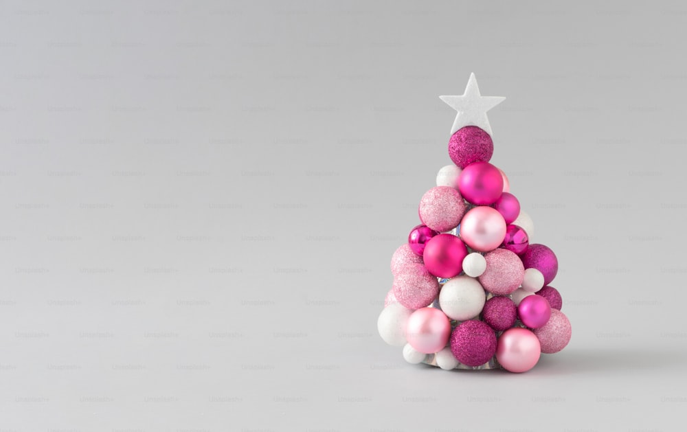 Minimal Holiday composition. Creative Christmas background.