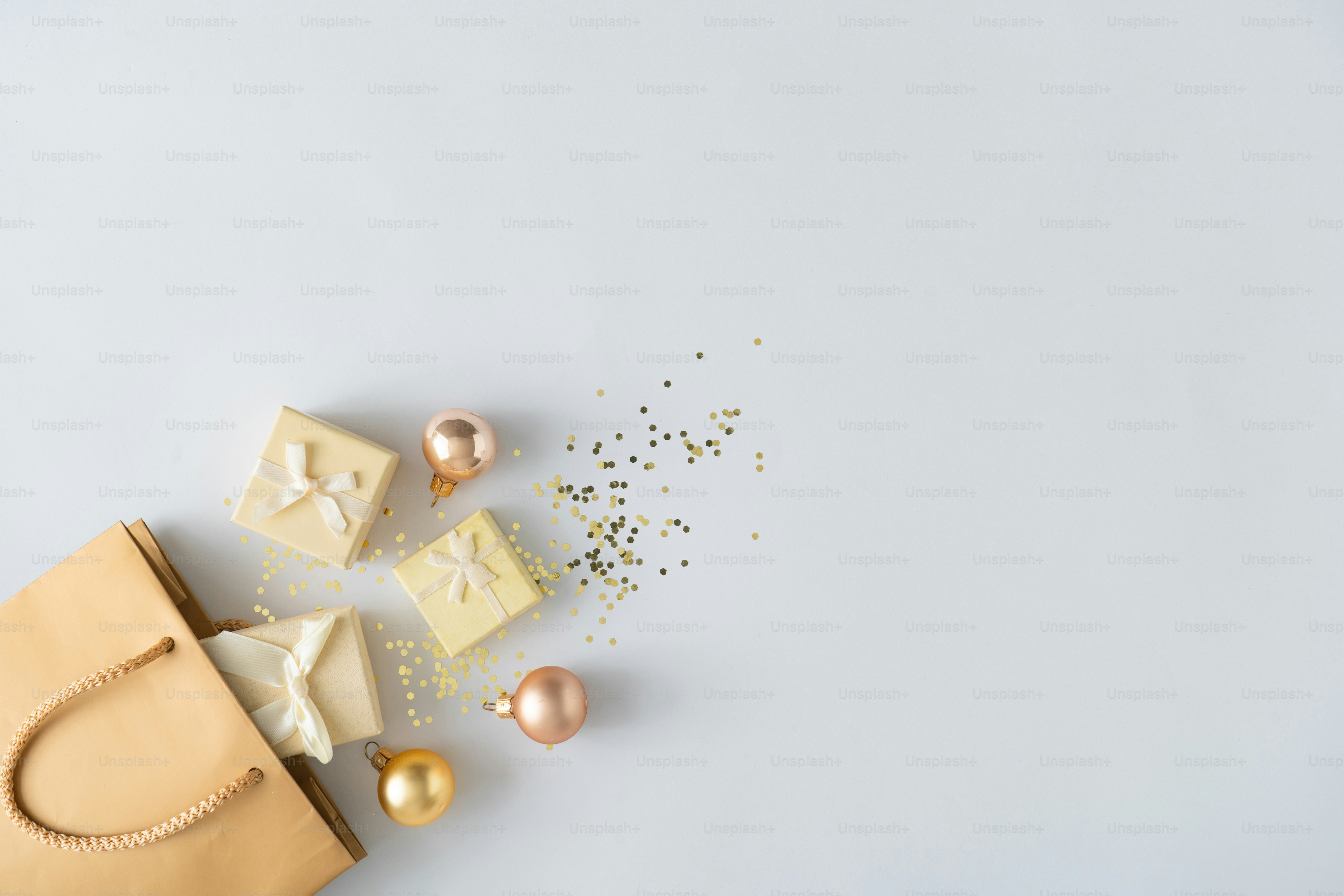 Holiday sale concept. Flat lay background