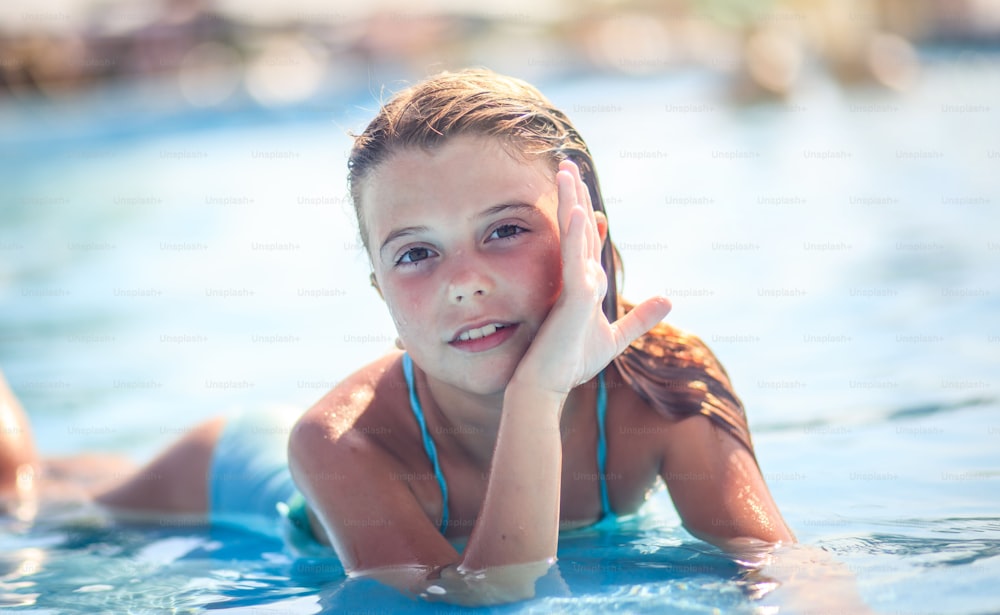 I tell you you a summer secret. Child in water.