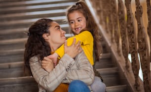 Thank you for being my mother. African American mother with her daughter.