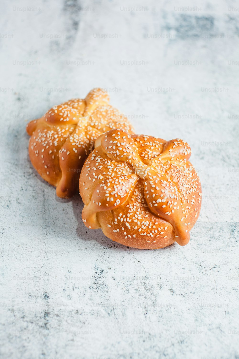 Pan de Muerto mexican bread traditional for day of the dead in Mexico