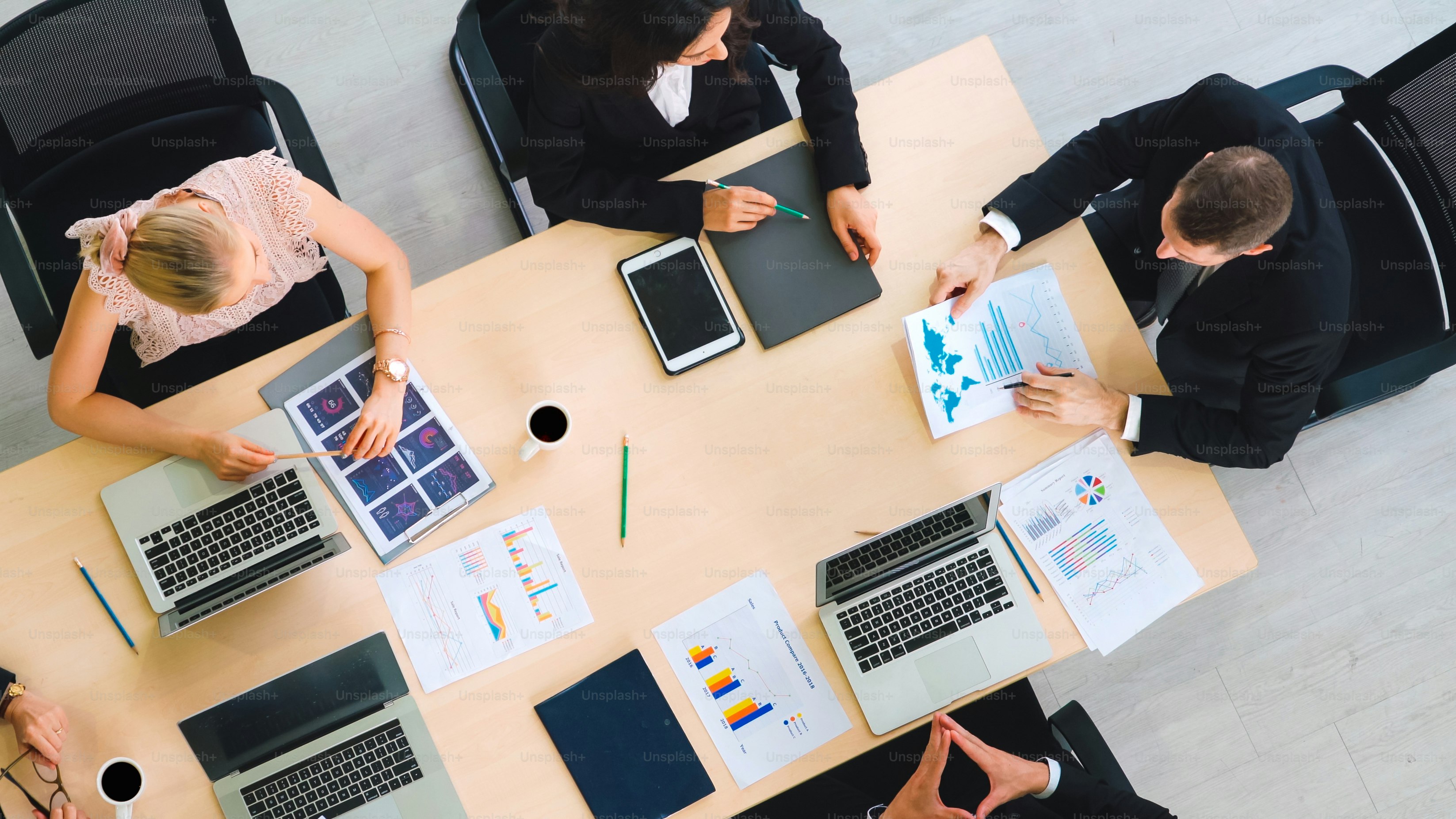 Team working on a customised IT project