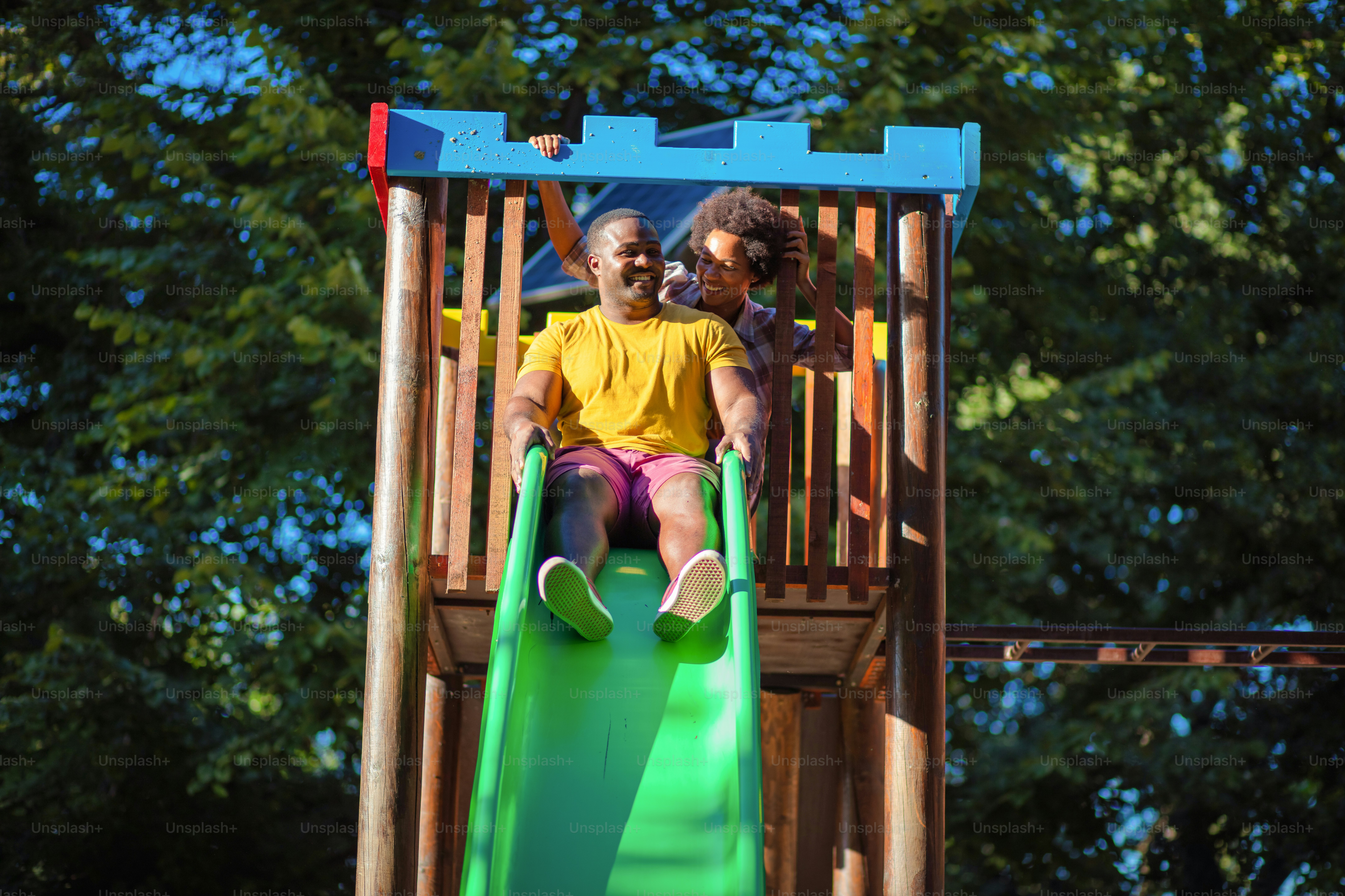 Play area at All Access Playground