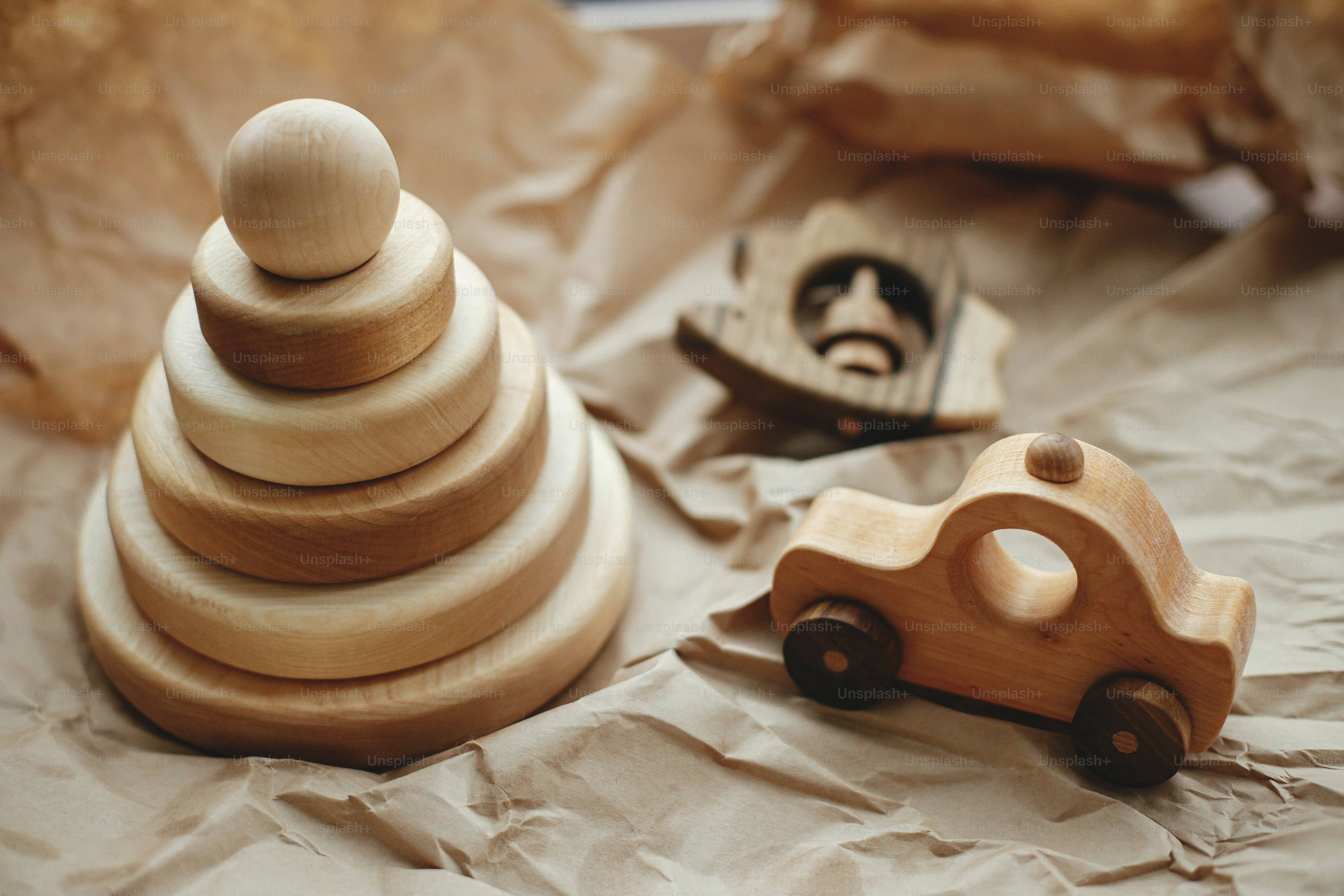 Handcrafted wooden furniture piece