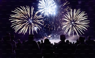 Regarder les feux d’artifice et célébrer le réveillon du Nouvel An