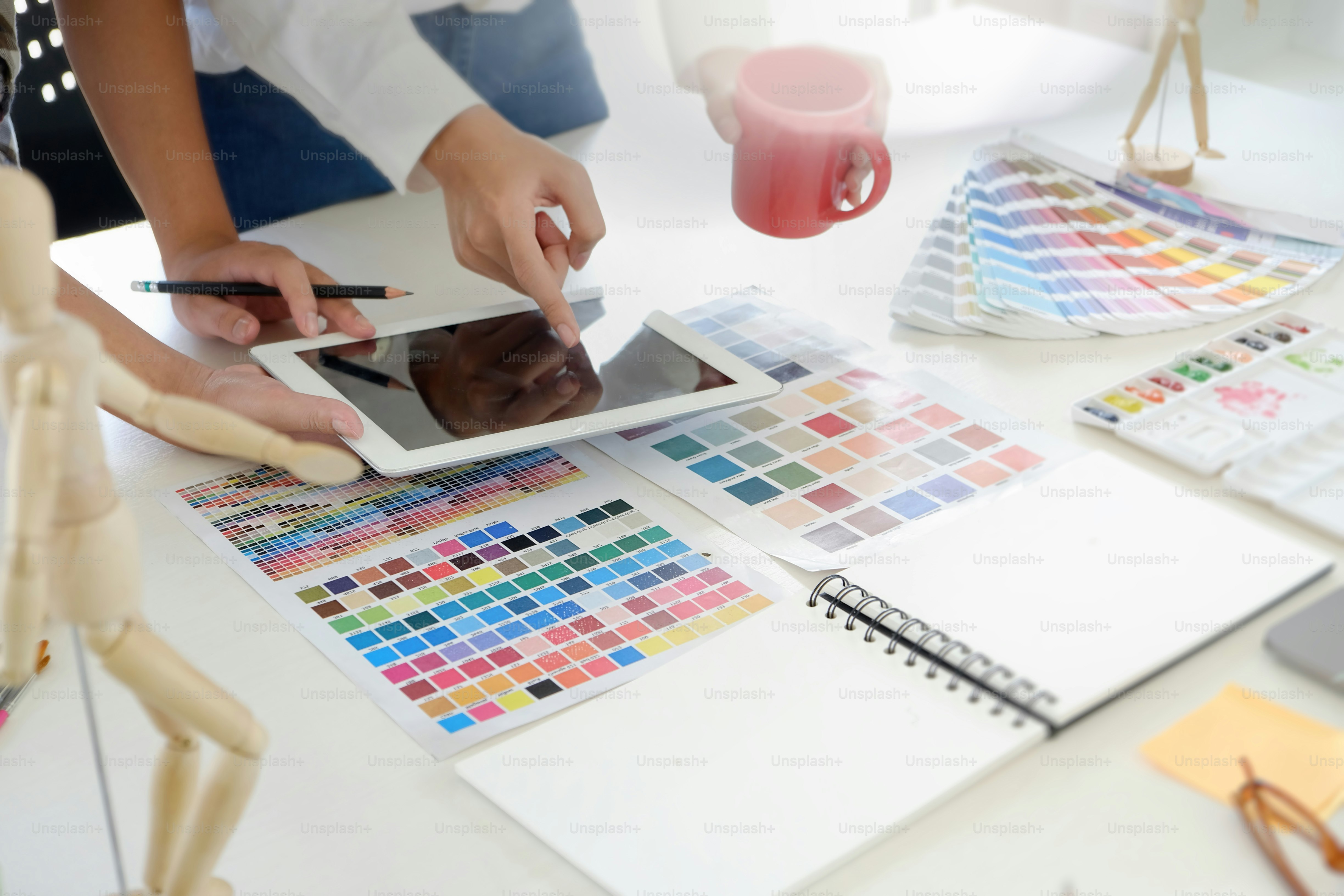 team of designers in the workplace.