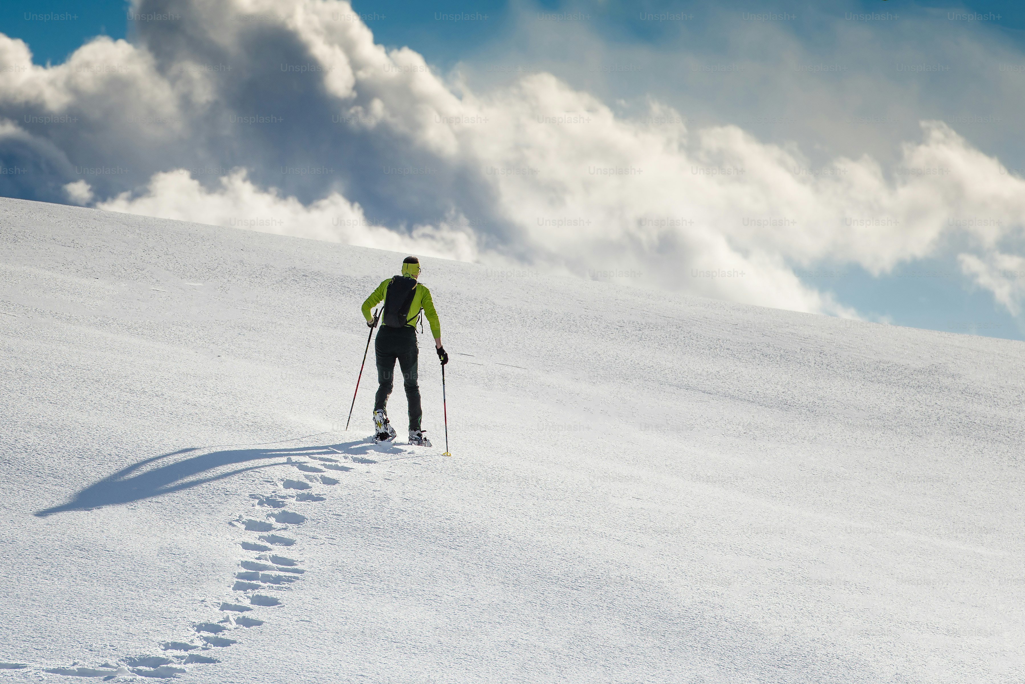 snowshoeing