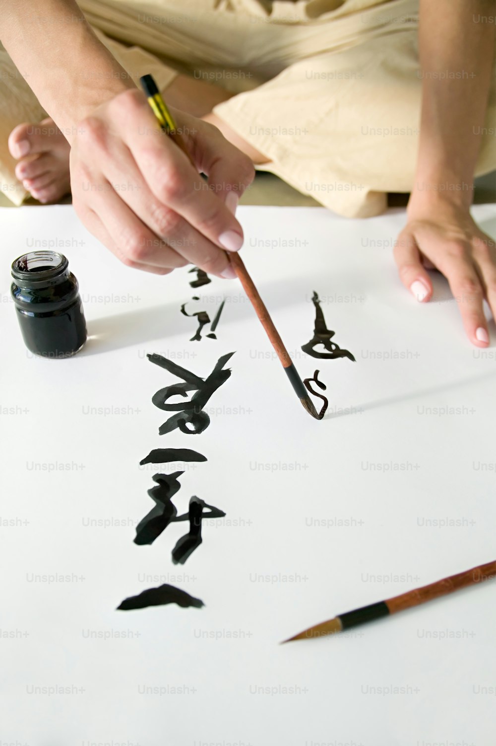 Chinese Calligraphy Stock Photo - Download Image Now - Chinese Script, Ink,  Chinese Culture - iStock