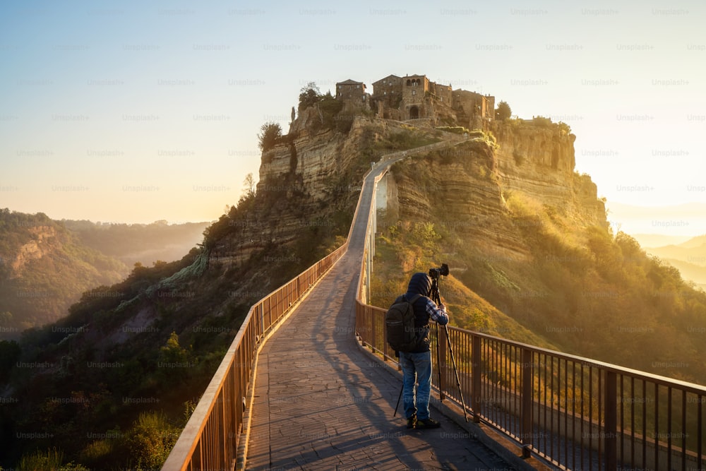 Civita di Bagnoregio is a beautiful old town in the Province of Viterbo in central Italy.