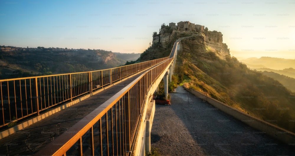 Civita di Bagnoregio is a beautiful old town in the Province of Viterbo in central Italy.