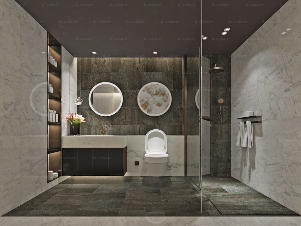 3D Render of Bathroom