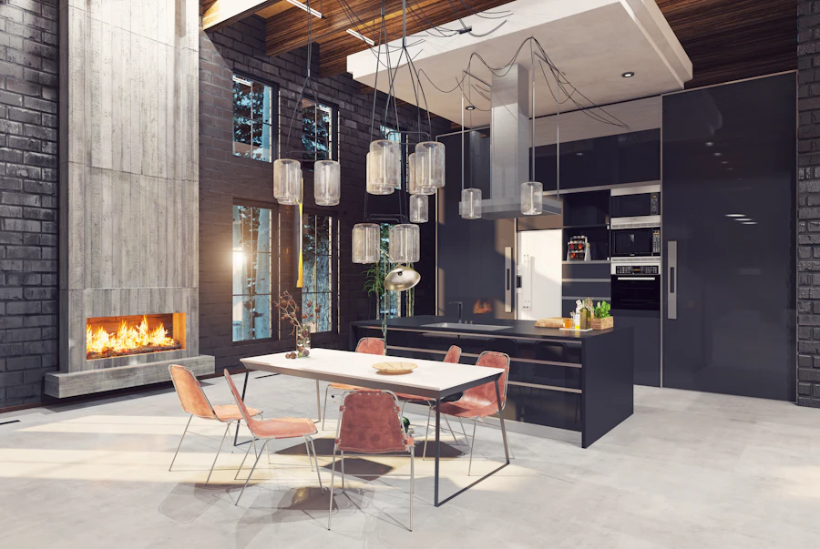 Tủ bếp Acrylic vân gỗ trắng