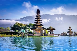 templo de pura ulun danu bratan em Bali, indonésia.
