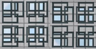 Digital gerendertes futuristisches Architekturfragment