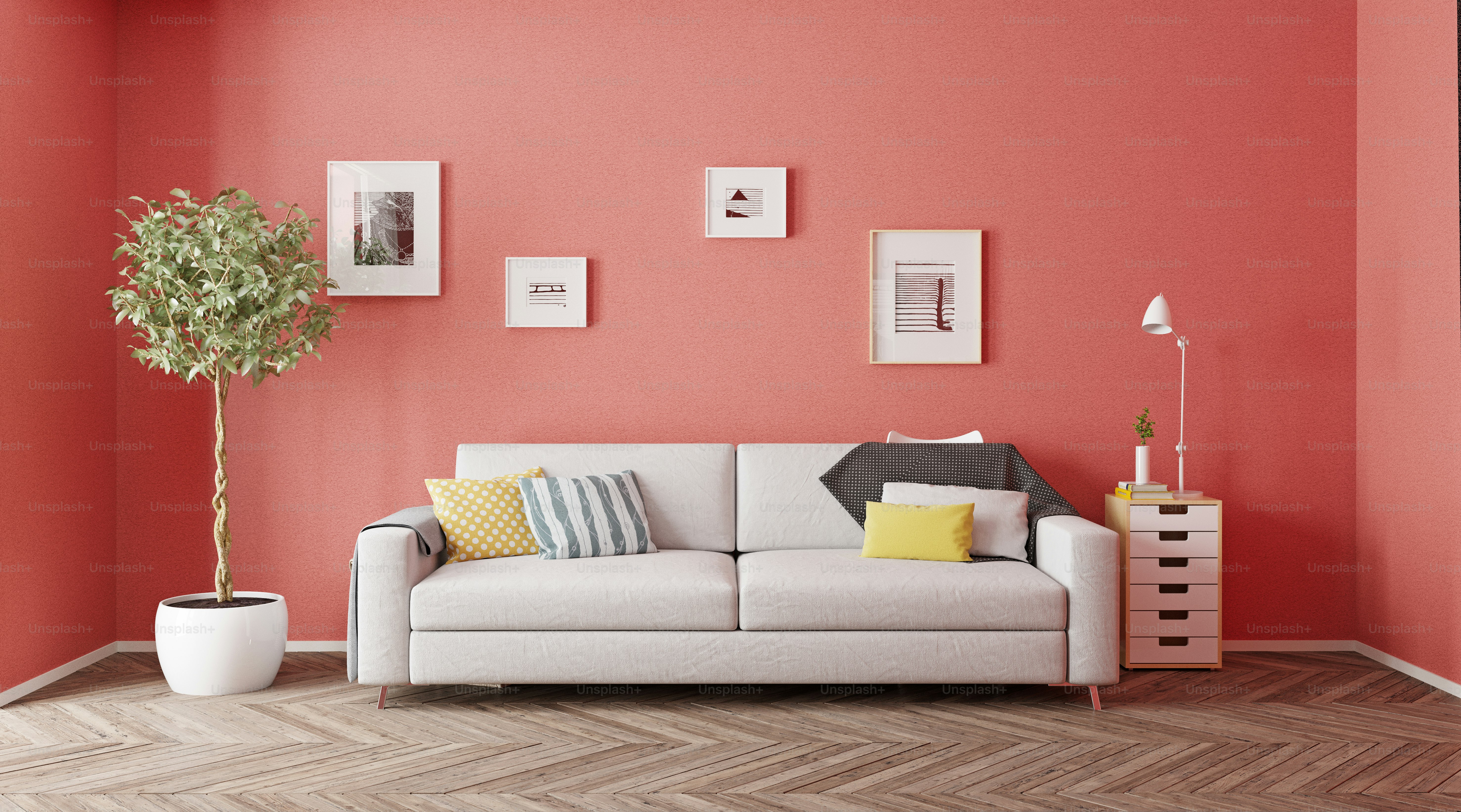Framed Fabric Wall Art