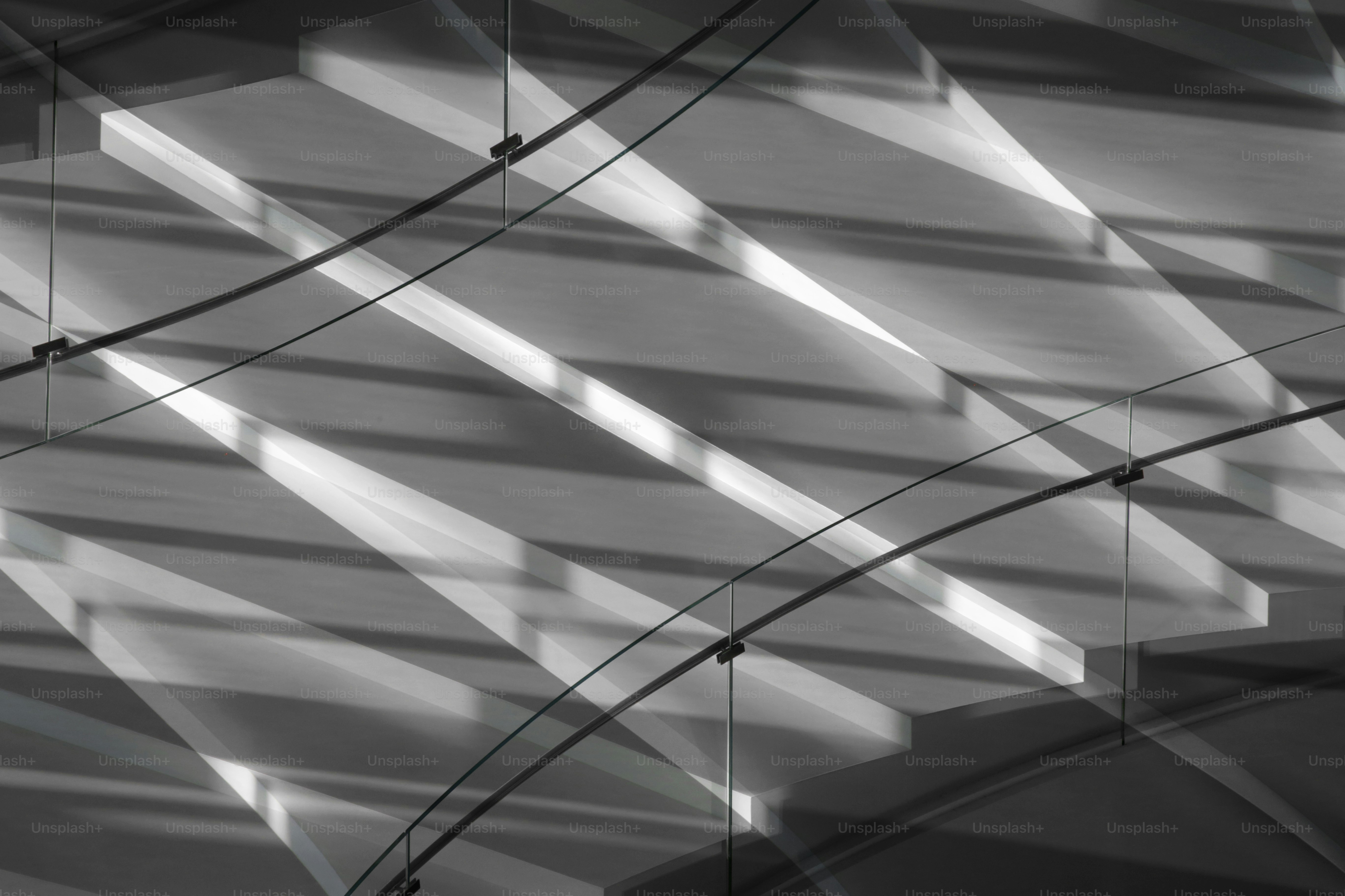 Digital gerendertes futuristisches Architekturfragment / Hintergrund