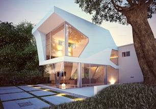 3D Render of Building Exterior