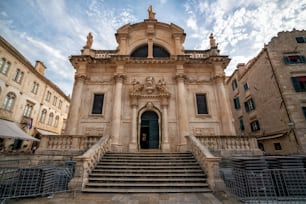 St Blaise Church, Dubrovnik, Croatia. Famous tourist destination.