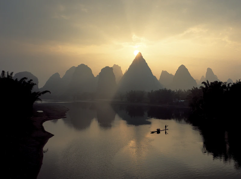 Li River landscape in Guilin