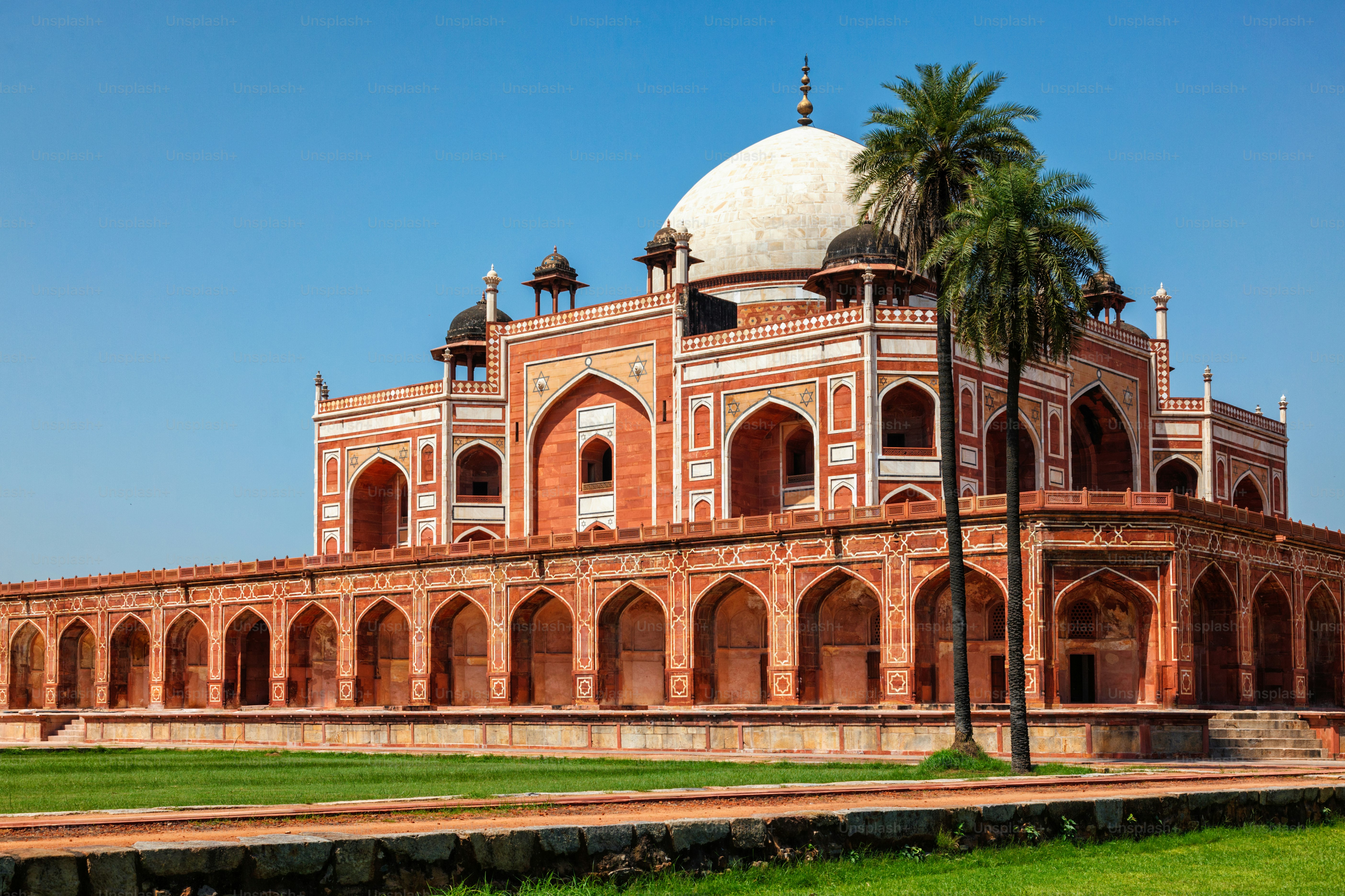 Humayun's Tomb famous tourist attraction destination. Delhi, India