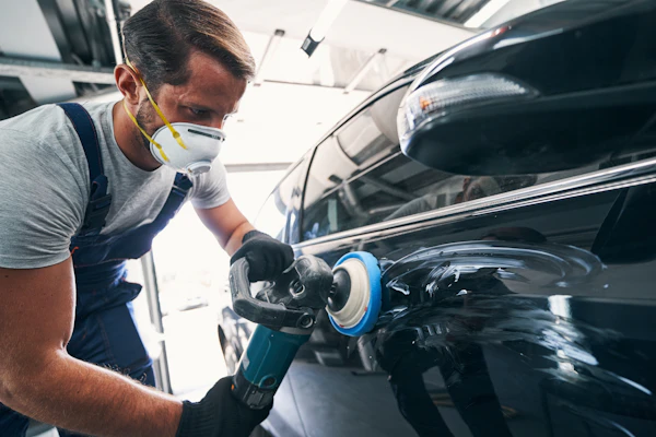 Professional car polishing
