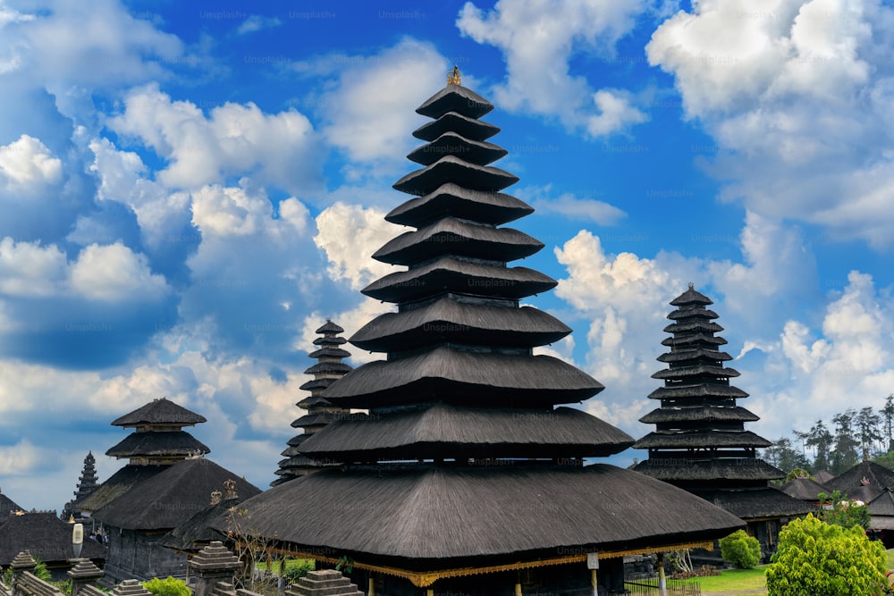 Templo de Besakih em Bali, Indonésia.