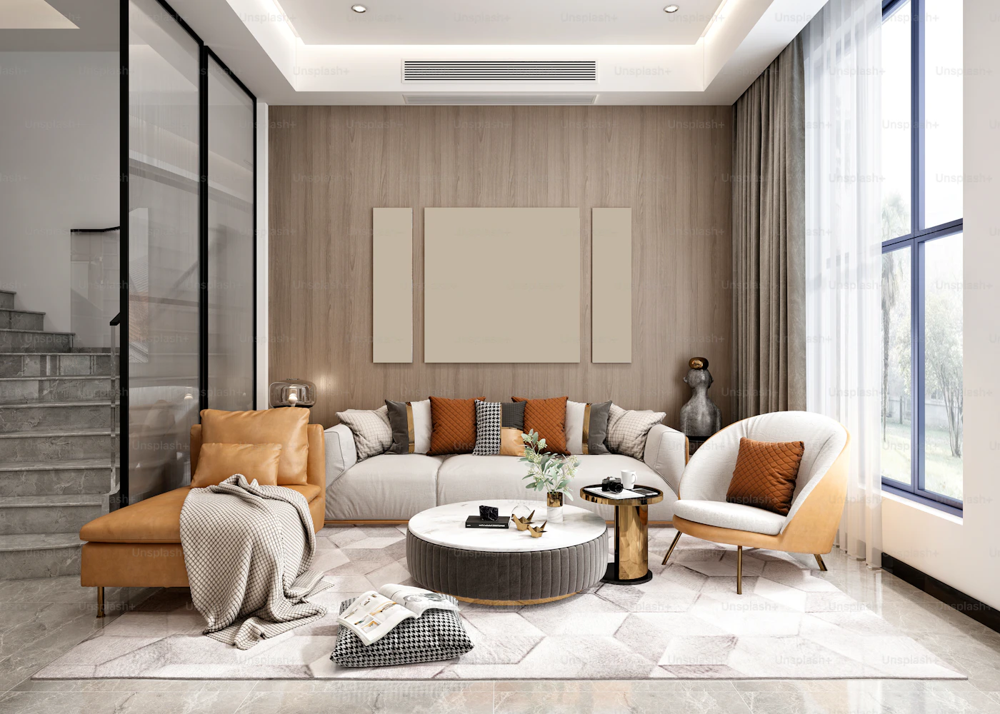 Minimalist villa in Madrid