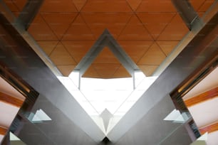 Fragmento arquitetônico futurista renderizado digitalmente