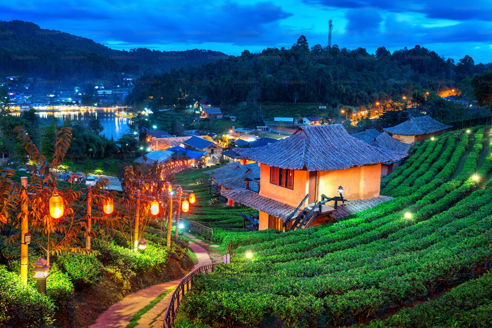 Ban Rak Thai village in Mae Hong Son province, Thailand.