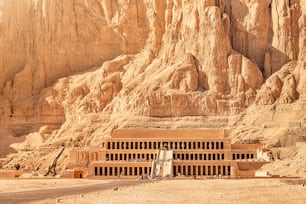 Temple of Hatshepsut is one of the main and famous archaeological and tourist attractions in the Nile Valley near the city of Luxor in Egypt